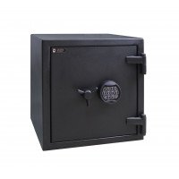Fire and Burglar resistant safe F.30CLI.50.E BLACK SL