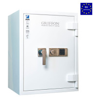 Burglar resistant safe CLE III.80.E COMBI WHITE GLOSS