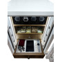 Burglar resistant safe CLE III.80.E COMBI WHITE GLOSS