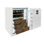 Burglar resistant safe CLE III.80.E COMBI WHITE GLOSS