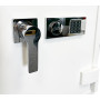 Burglar resistant safe CLE III.80.E COMBI WHITE GLOSS