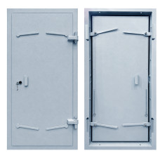 Дверь металлическая герметично-защитная 900*2000  8 levers