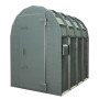 Armor capsule ROUND made of 6 mm metal with reinforced stiffening ribs