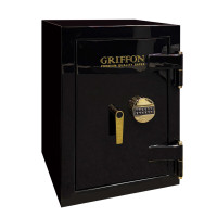 Fire and Burglar resistant safe CLE II.68.E BLACK GOLD