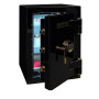 Fire and Burglar resistant safe CLE II.68.E BLACK GOLD