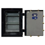 Fire and Burglar resistant safe CLE II.68.E BLACK GOLD