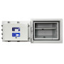 Fire and Burglar resistant safe CLE III.37.E GREY LEFT SIDE