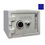 Fire and Burglar resistant safe CLE III.37.E GREY LEFT SIDE