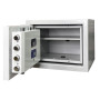 Fire and Burglar resistant safe CLE III.37.E GREY LEFT SIDE