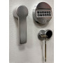 Burglar resistant safe CLE III.80.K.E GREY