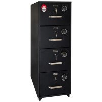 Fireproof filing cabinet FF.4D.K.E BLACK