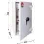 Fire-proof safe FRS.90.K.E WHITE