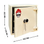 Fire-proof safe FRSL.45.K CREAM