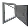 Hermetic and protective metal hatch