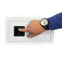Furniture safe MSR.20.FP WHITE with biometric lock