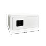 Furniture safe MSR.20.FP WHITE with biometric lock