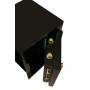 Fire and Burglar resistant safe CLE II.68.E WKP BLACK GOLD