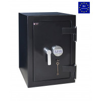 Fire and Burglar resistant safe CLE II.68.K.E BLACK