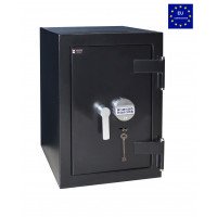 Fire and Burglar resistant safe CLE II.68.K.E BLACK