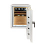Burglar resistant safe CLE III.80.E COMBI WHITE GLOSS  WOOD
