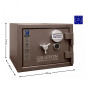 Fire and Burglar resistant safe CLE III.37.K.E
