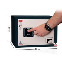 Furniture safe S.25.FPP with biometric lock