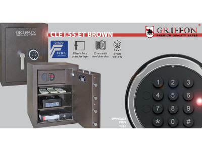 We warmly welcome a new leader of the European burglar resistant CLE I series from GRIFFON - CLE I.55.ET BROWN