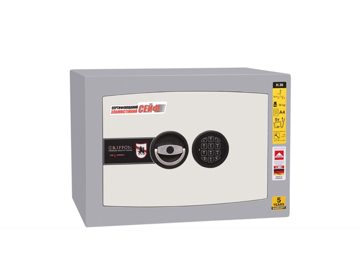 Video review - Burglar-resistant safe Griffon H.30.E